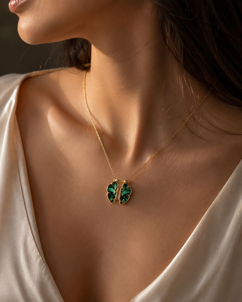 Colombian emerald necklace unique piece
